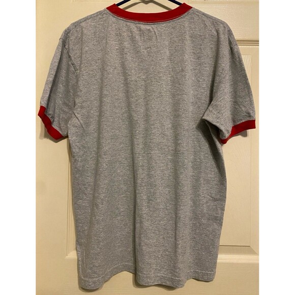 VTG 90s SDSU San Diego State University Ringer Tee L Aztecs NCAA College Faded - Picture 4 of 13